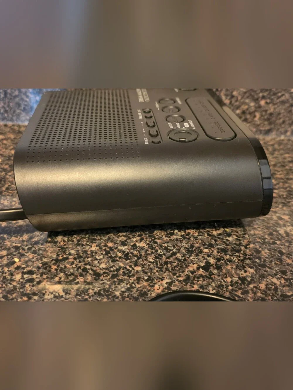 Sony Black Digital AM/FM Clock Radio Dream Machine